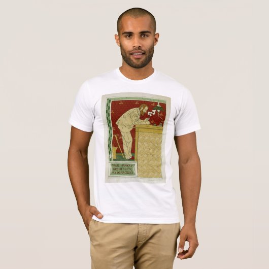 Paul Hankar, Architekt T-Shirt (Vorne ganz)