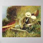 Paul Helleu Sketching, John Singer Sargent Poster (Vorne)