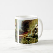 Paul Helleu Sketching mit seiner Ehefrau Coffee Ta Kaffeetasse (VorderseiteRechts)