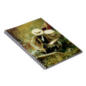 Paul Helleu Sketching mit seiner Ehefrau Notizblock (Rechte Seite)