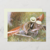 Paul Helleu Sketching mit Seiner Ehefrau von JS Sa (Vorne/Hinten)