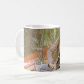 Paul Helleu Sketching mit Seiner Ehefrau von JS Sa Kaffeetasse (Vorderseite Links)