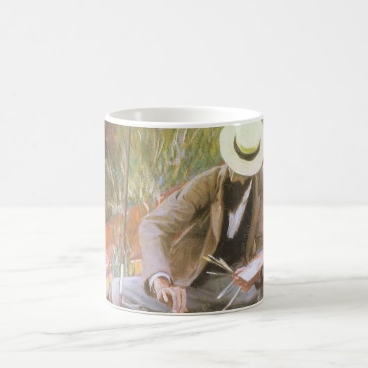 Paul Helleu Sketching mit Seiner Ehefrau von JS Sa Kaffeetasse (Mittel)