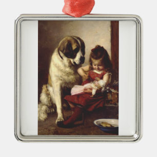 Paul Hermann Wagner: Best Friends viktorianische K Ornament Aus Metall