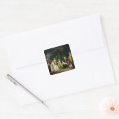 Paul I, Maria Feodorovna und ihre Kinder Quadratischer Aufkleber (Umschlag)