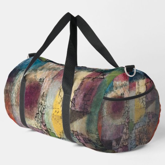 Paul Klee Abstract Art Cubism  Duffle Bag (Rechte Ecke)