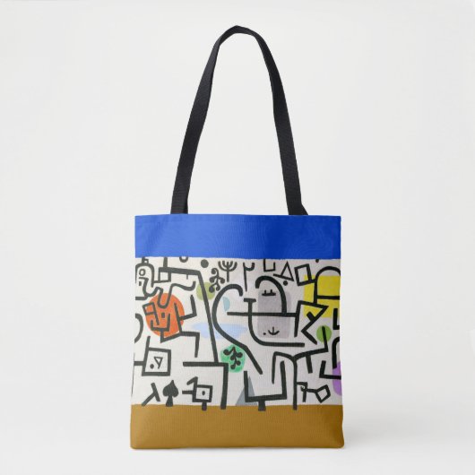 Paul Klee Abstract Expressionist Rich Harbour Tasche (Vorderseite)
