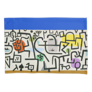 Paul Klee Abstrakt Expressionist Rich Harbour Kissenbezug