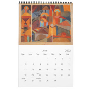 Paul Klee Abstrakt Geometric Kalender