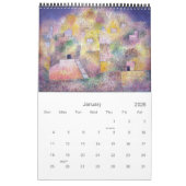 Paul Klee Abstrakt Geometric Kalender (Jan 2026)