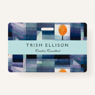 Paul Klee Abstrakt Tree Blue Painting Ausweis