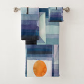 Paul Klee Abstrakt Tree Blue Painting Badhandtuch Set (Insitu)