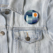 Paul Klee Abstrakt Tree Blue Painting Button (Beispiel)