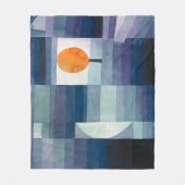 Paul Klee Abstrakt Tree Blue Painting Fleecedecke (Vorderseite)