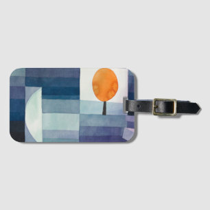 Paul Klee Abstrakt Tree Blue Painting Gepäckanhänger