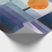 Paul Klee Abstrakt Tree Blue Painting Geschenkpapier (Ecke)