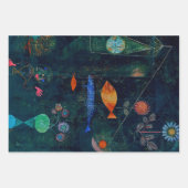 Paul Klee Abstrakt Tree Blue Painting Geschenkpapier Set (Vorderseite 3)