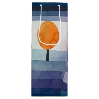 Paul Klee Abstrakt Tree Blue Painting Geschenktüte Für Weinflaschen