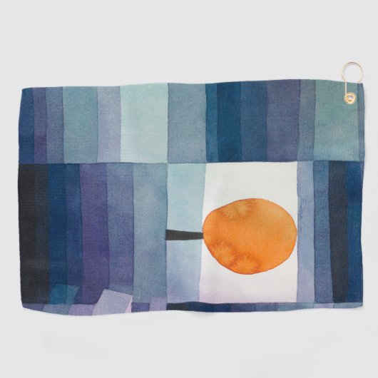 Paul Klee Abstrakt Tree Blue Painting Golfhandtuch (Horizontal)