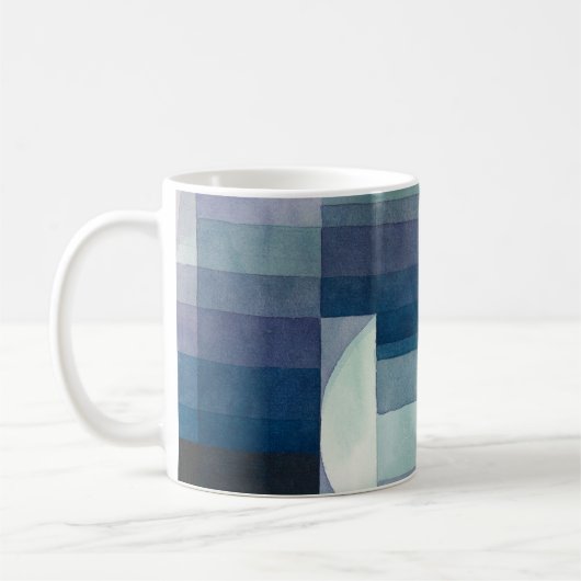 Paul Klee Abstrakt Tree Blue Painting Kaffeetasse (Links)
