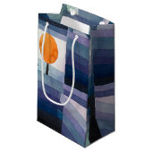 Paul Klee Abstrakt Tree Blue Painting Kleine Geschenktüte (Vorderseite Schrägansicht)