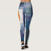 Paul Klee Abstrakt Tree Blue Painting Leggings (Rückseite)