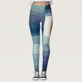 Paul Klee Abstrakt Tree Blue Painting Leggings (Vorderseite)