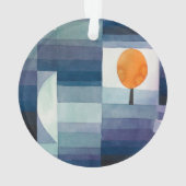 Paul Klee Abstrakt Tree Blue Painting Ornament (Rückseite)