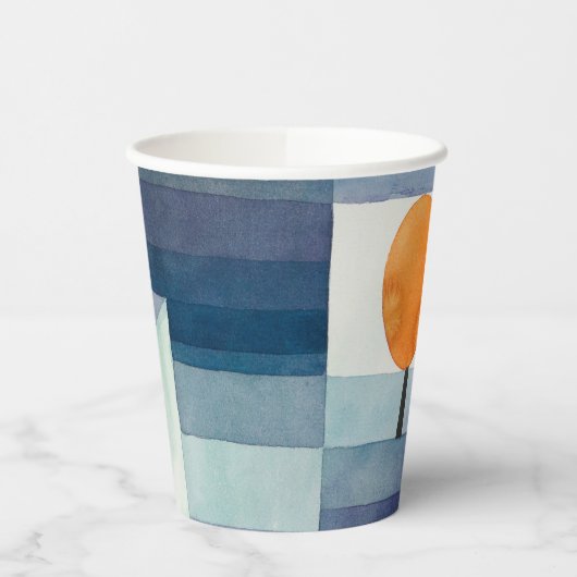 Paul Klee Abstrakt Tree Blue Painting Pappbecher (Links)