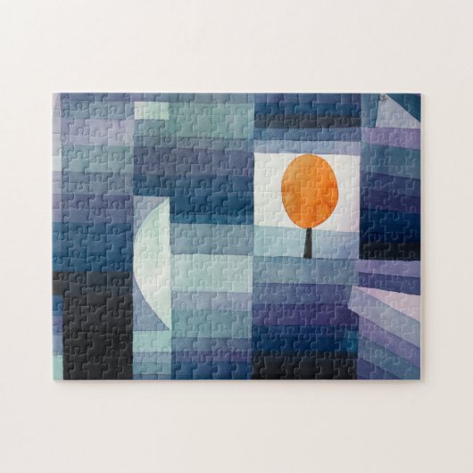 Paul Klee Abstrakt Tree Blue Painting Puzzle (Horizontal)