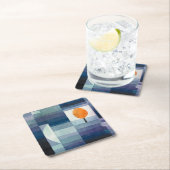 Paul Klee Abstrakt Tree Blue Painting Rechteckiger Pappuntersetzer (Vor Ort)