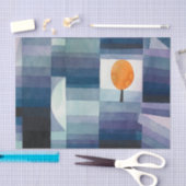 Paul Klee Abstrakt Tree Blue Painting Seidenpapier (Handwerk)