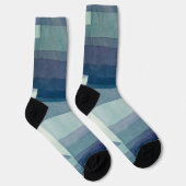 Paul Klee Abstrakt Tree Blue Painting Socken (Rechts)