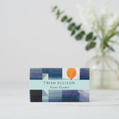 Paul Klee Abstrakt Tree Blue Painting Visitenkarte (Stehend Vorderseite)