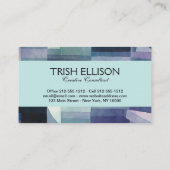 Paul Klee Abstrakt Tree Blue Painting Visitenkarte (Rückseite)