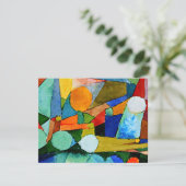 Paul Klee: abstrakte Farbformen Karte (Stehend Vorderseite)