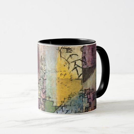 Paul Klee Abstrakte Kunst Kubismus Tasse (VorderseiteRechts)