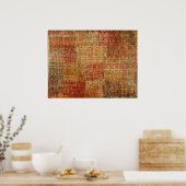 Paul Klee abstrakte Kunstwerke, Kathedrale Poster (Küche)