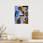 Paul Klee Abstrakte Malerei Moderne Kunst Poster (Küche)