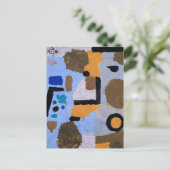 Paul Klee Abstrakte Malerei Moderne Kunst Postkarte (Stehend Vorderseite)