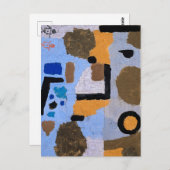 Paul Klee Abstrakte Malerei Moderne Kunst Postkarte (Vorne/Hinten)