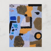 Paul Klee Abstrakte Malerei Moderne Kunst Postkarte (Vorderseite)