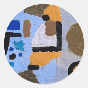 Paul Klee Abstrakte Malerei Moderne Kunst Runder Aufkleber