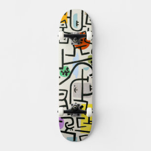 Paul Klee abstrakter Expressionist Rich Harbour Skateboard