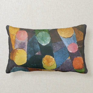Paul Klee-Abstraktions-Kissen Lendenkissen