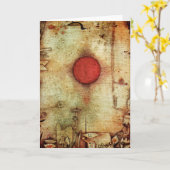 Paul Klee Ad Marginem Painting Karte (Gelbe Blume)