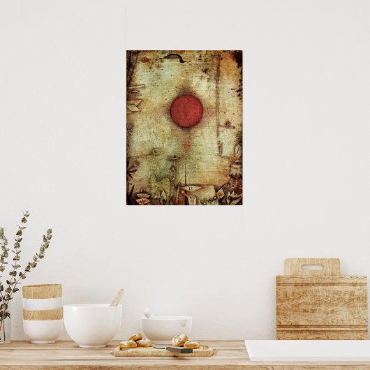 Paul Klee Ad Marginem Painting Poster (Küche)