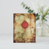 Paul Klee Ad Marginem Painting Postkarte (Stehend Vorderseite)
