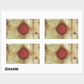 Paul Klee Ad Marginem Painting Rechteckiger Aufkleber (Blatt)