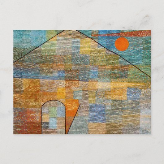 Paul Klee Ad Parnassum Fine Art Postkarte (Vorderseite)